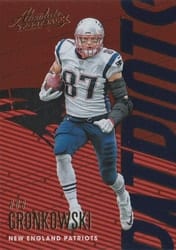 2018 Panini Absolute Base Set Rob Gronkowski #65 card