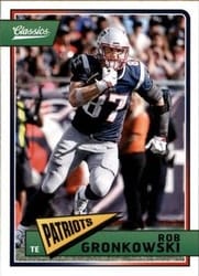 2018 Panini Classics Base Set Rob Gronkowski #61 card