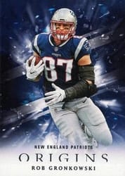 2018 Panini Origins Base Set Rob Gronkowski #76 card