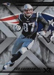 2018 Panini XR Base Set Rob Gronkowski #9 card