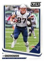 2018 Score Base Set Rob Gronkowski #208 card
