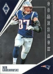 2019 Panini Phoenix Comeback Rob Gronkowski #4 card