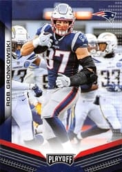 2019 Panini Playoff Base Set Rob Gronkowski #5 card