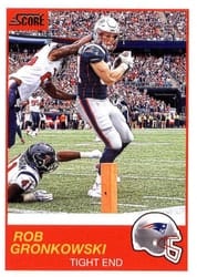 2019 Score Base Set Rob Gronkowski #148 card