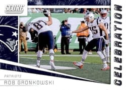 2019 Score Celebration Rob Gronkowski #C-6 card