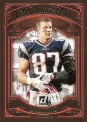 2020 Donruss Legends of the Fall Rob Gronkowski #LF-RG card