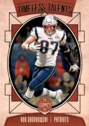 2020 Panini Legacy Timeless Talents Rob Gronkowski #TT-RG card