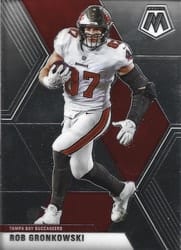 2020 Panini Mosaic Base Set Rob Gronkowski #136 card