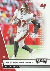 2020 Panini Playoff Base Set Rob Gronkowski #129 card