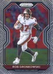 2020 Panini Prizm Base Set Rob Gronkowski #256 card
