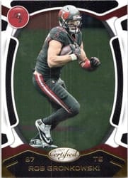 2021 Panini Certified Base Set Rob Gronkowski #87 card