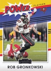 2021 Panini Contenders Power Players Rob Gronkowski #PP-RGR card