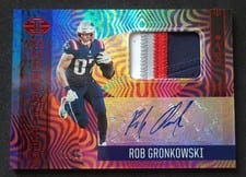 2021 Panini Illusions Immortalized Jersey Autographs Rob Gronkowski #IJ-RG card