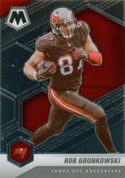 2021 Panini Mosaic Base Set Rob Gronkowski #188 card