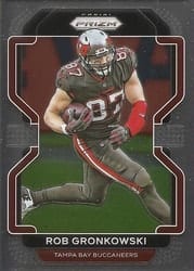 2021 Panini Prizm Base Set Rob Gronkowski #293 card