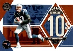 2022 Panini Legacy Decade of Dominance Rob Gronkowski #DD-19 card