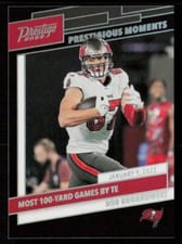 2022 Panini Prestige Prestigious Moments Rob Gronkowski #PM-11 card