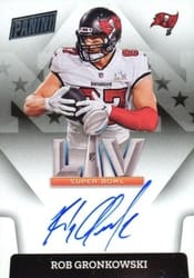 2023 Donruss Super Bowl Signatures Rob Gronkowski #SBLV-RG card