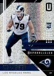 2018 Panini Unparalleled Base Set Rob Havenstein #106 card