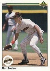 1990 Upper Deck Base Set Rob Nelson #51 card