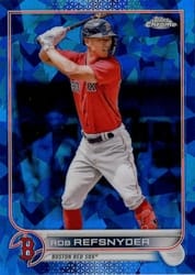 2022 Topps Chrome Update Sapphire Edition Base Set Rob Refsnyder #US129 card