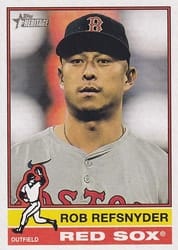 2025 Topps Heritage Base Set Rob Refsnyder #213 card