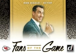 2019 Donruss Fans of the Game Rob Riggle #FTG-2 card