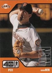 2002 Upper Deck 40-Man Base Set Robb Nen #753 card