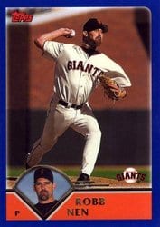 2003 Topps Base Set Robb Nen #33 card