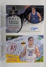 2024-25 Bowman University Chrome Eye Test Autographs Robbie Avila #ETA-RA card