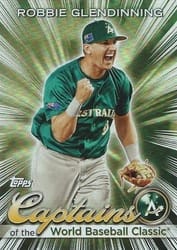 2023 Topps World Baseball Classic Captains of the Classic Robbie Glendinning #CC-1 card