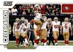 2020 Score Celebration Robbie Gould #CE-3 card