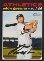 2020 Topps Heritage Base Set Robbie Grossman #633 card