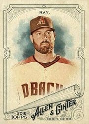 2018 Topps Allen & Ginter Base Set Robbie Ray #52 card