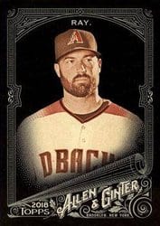 2018 Topps Allen & Ginter X Base Set Robbie Ray #52 card