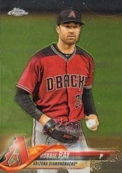 2018 Topps Chrome Base Set Robbie Ray #129 card