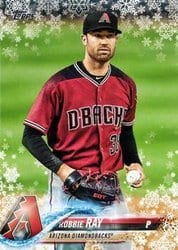 2018 Topps Holiday Base Set Robbie Ray #HMW170 card