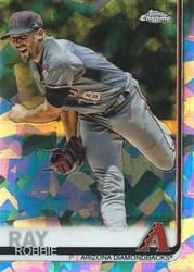 2019 Topps Chrome Sapphire Edition Base Set Robbie Ray #165 card