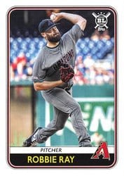 2020 Topps Big League Base Set Robbie Ray #208 card