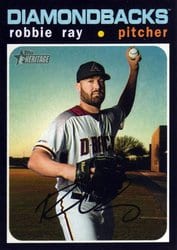 2020 Topps Heritage Base Set Robbie Ray #431 card
