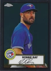 2021 Topps Chrome Platinum Anniversary Base Set Robbie Ray #435 card