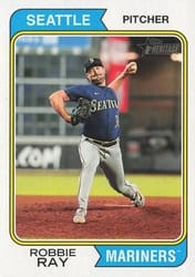 2023 Topps Heritage Base Set Robbie Ray #58 card