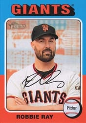 2024 Topps Heritage Base Set Robbie Ray #585 card