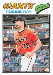 2026 Topps Heritage Base Set Robbie Ray #111 card