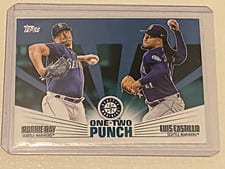 2023 Topps One-Two Punch Robbie Ray / Luis Castillo #12P-24 card