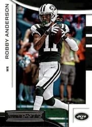 2018 Panini Rookies & Stars Base Set Robby Anderson #24 card