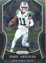 2019 Panini Prizm Base Set Robby Anderson #26 card