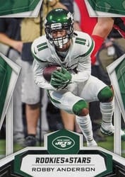 2019 Panini Rookies & Stars Base Set Robby Anderson #88 card