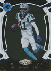 2021 Panini Certified Base Set Robby Anderson #80 card