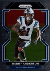 2021 Panini Prizm Base Set Robby Anderson #312 card